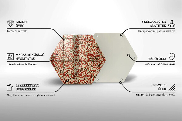 Tagliere in vetro temperato Gres pregiato