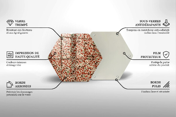 Tagliere in vetro temperato Gres pregiato
