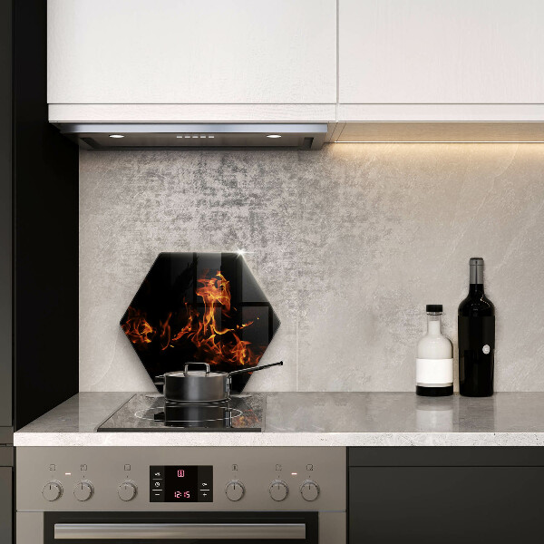 Tagliere in vetro temperato Accendi una fiamma viva