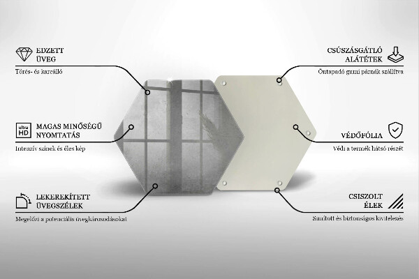 Tagliere in vetro Fondo di struttura concreta