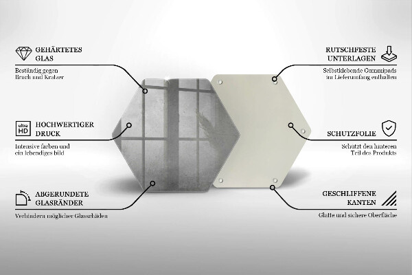 Tagliere in vetro Fondo di struttura concreta