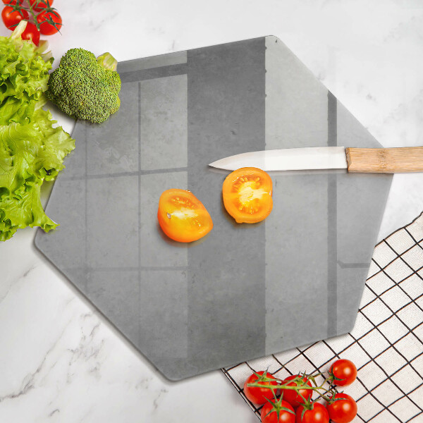 Tagliere in vetro Fondo di struttura concreta