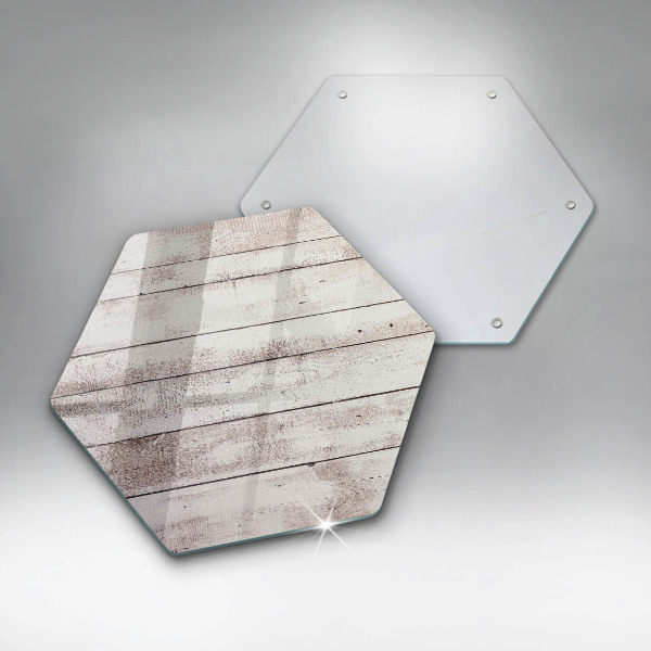 Tagliere in vetro Vecchie tavole di legno