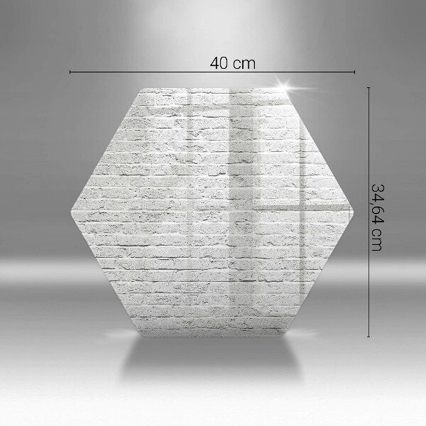 Tagliere in vetro Muro di mattoni