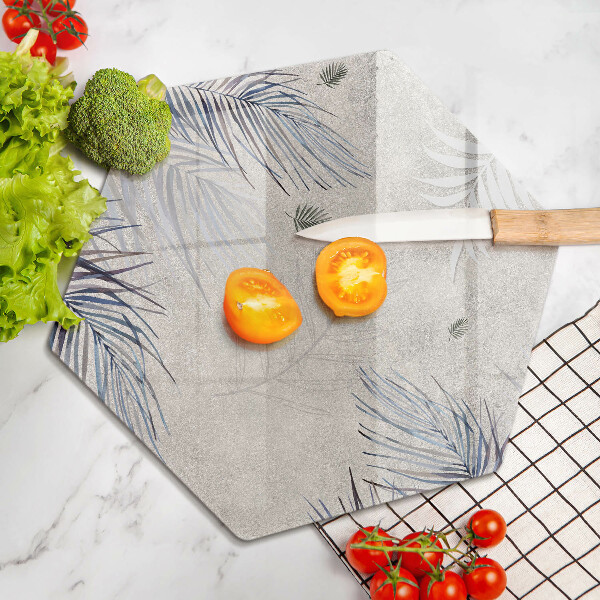 Tagliere in vetro temperato Foglie sottili