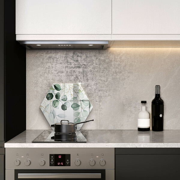 Tagliere in vetro Piante dipinte