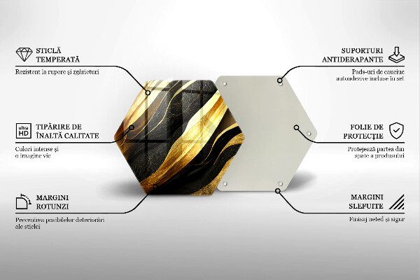 Tagliere in vetro Astrazione elegante