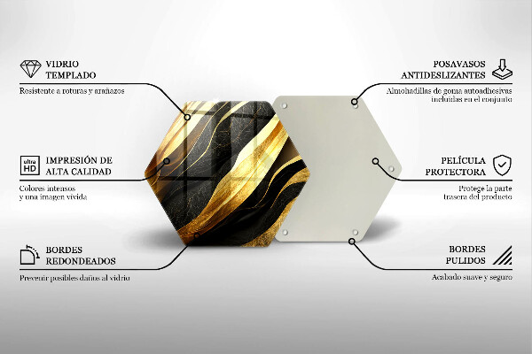 Tagliere in vetro Astrazione elegante