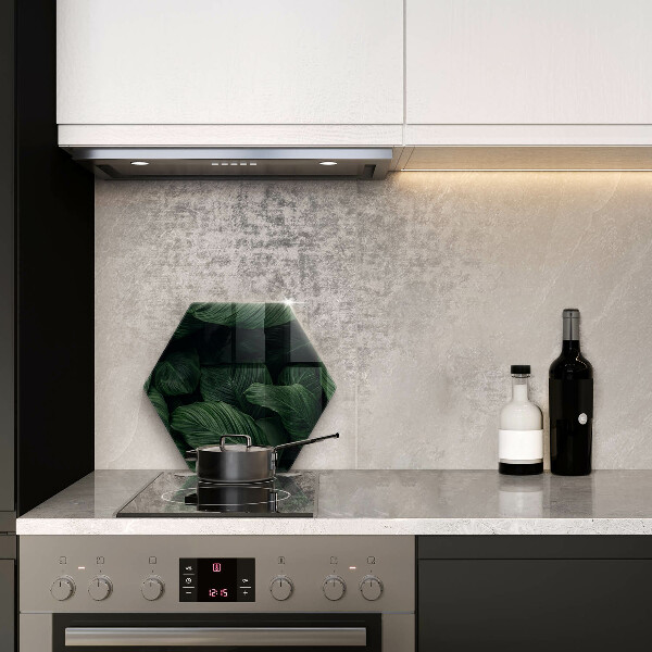 Tagliere in vetro Foglie scure