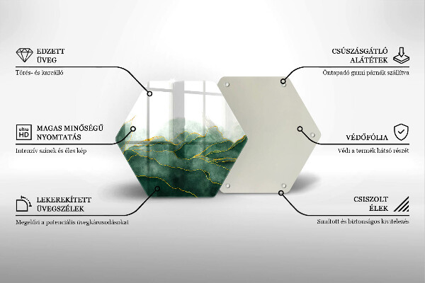 Tagliere in vetro Natura astratta