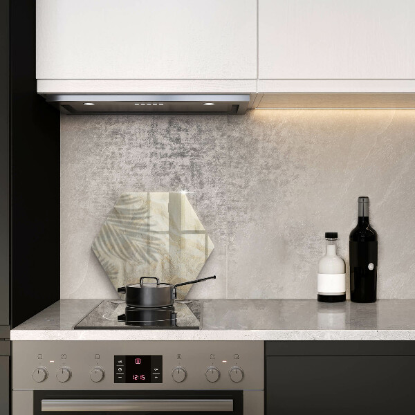 Tagliere in vetro Foglie di palma e sabbia