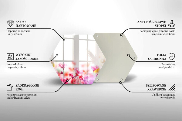 Tagliere in vetro Prato fiorito