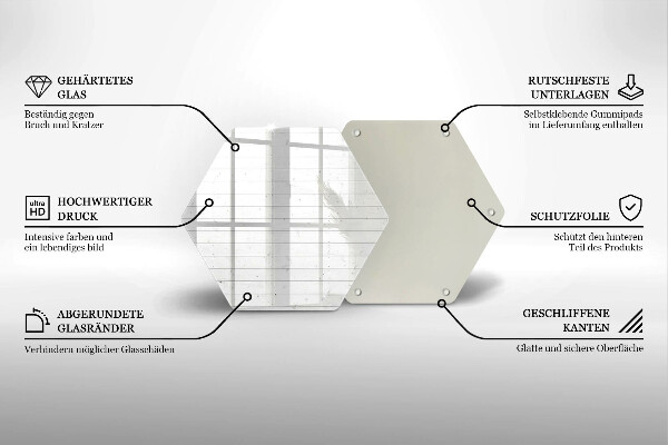 Tagliere in vetro Tavole luminose moderne