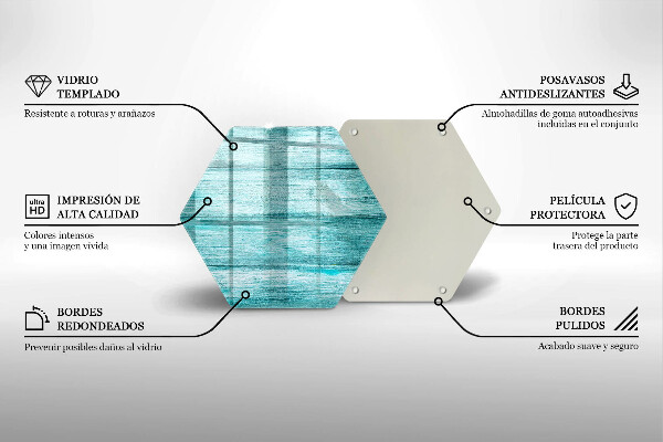 Tagliere in vetro Tavole in legno d'epoca