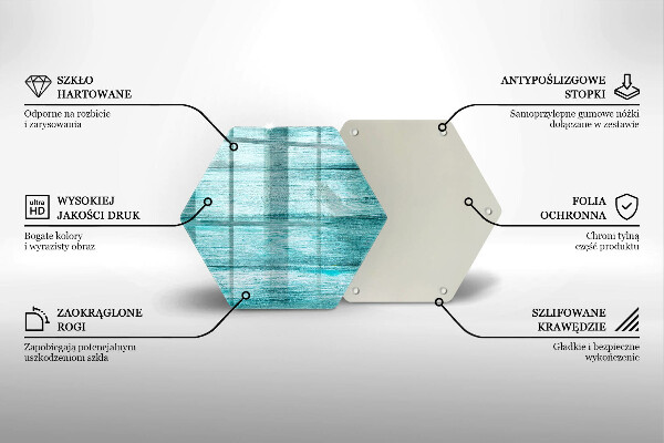 Tagliere in vetro Tavole in legno d'epoca