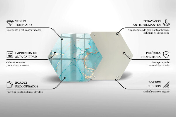 Tagliere in vetro Astrazione di pietra