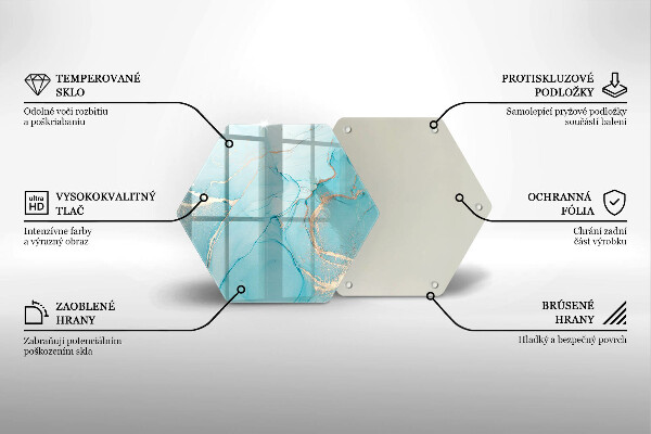 Tagliere in vetro Astrazione di pietra