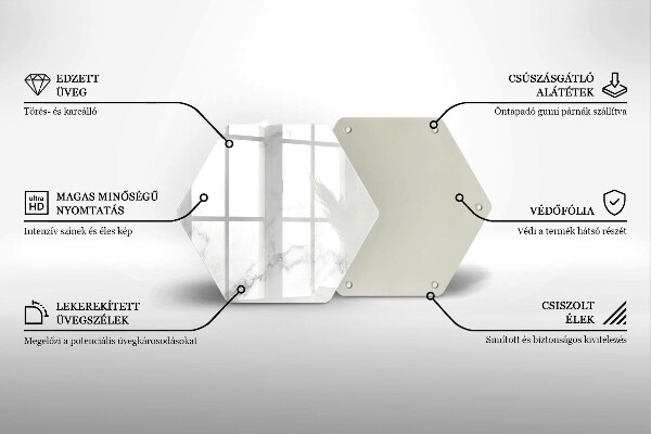 Tagliere in vetro Marmo moderno