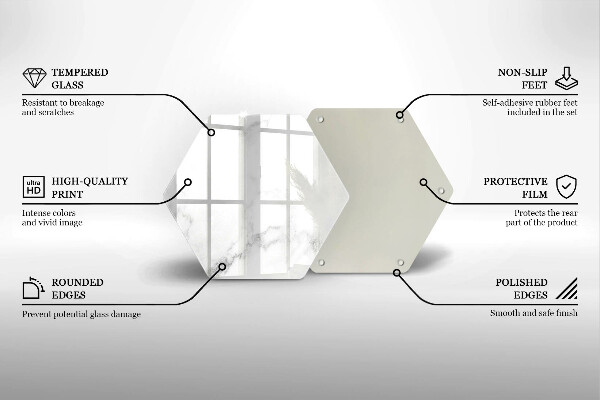 Tagliere in vetro Marmo moderno