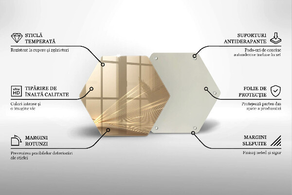 Tagliere in vetro Astrazione moderna