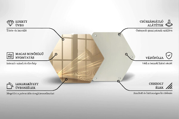 Tagliere in vetro Astrazione moderna