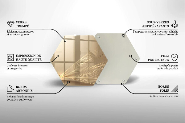 Tagliere in vetro Astrazione moderna