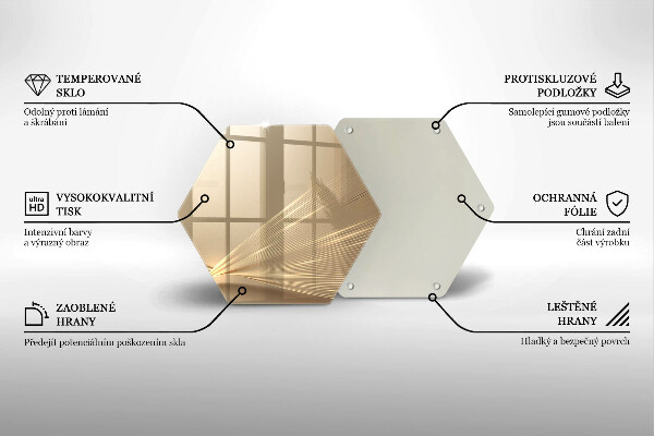 Tagliere in vetro Astrazione moderna