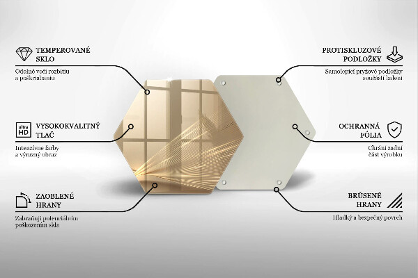 Tagliere in vetro Astrazione moderna