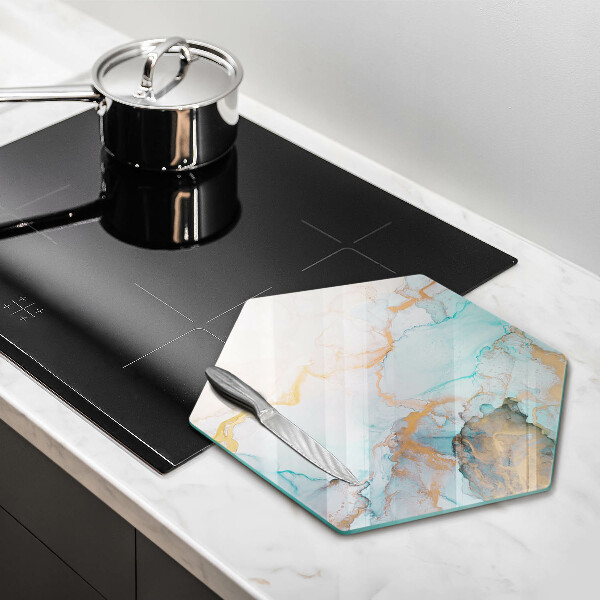 Tagliere in vetro Astrazione del marmo