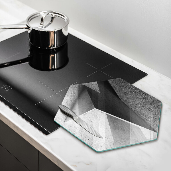 Tagliere in vetro Astrazione concreta