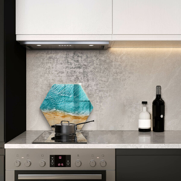 Tagliere in vetro Riva della spiaggia e mare