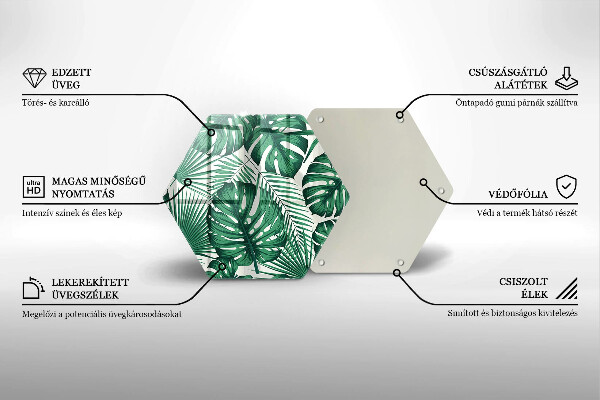 Tagliere in vetro La Monstera se ne va