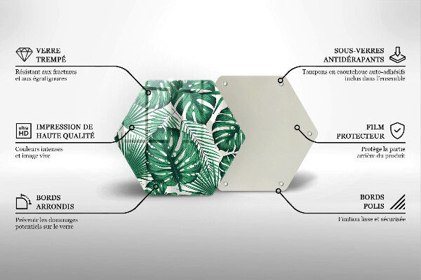 Tagliere in vetro La Monstera se ne va