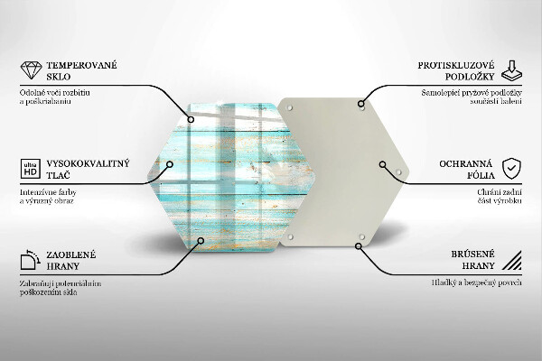 Tagliere in vetro Tavole in legno d'epoca