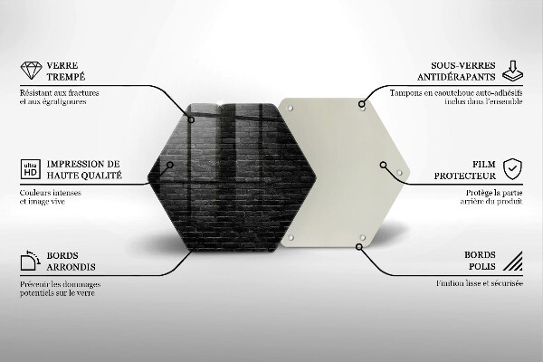 Tagliere in vetro Muro di mattoni