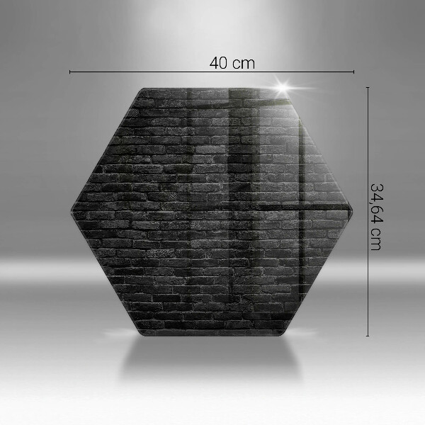 Tagliere in vetro Muro di mattoni