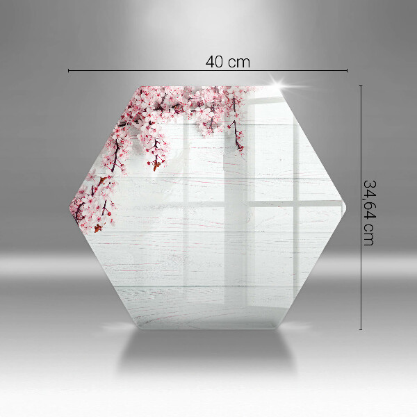 Tagliere in vetro Fiori sulle tavole