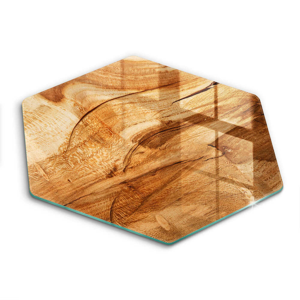 Tagliere in vetro Struttura della tavola di legno
