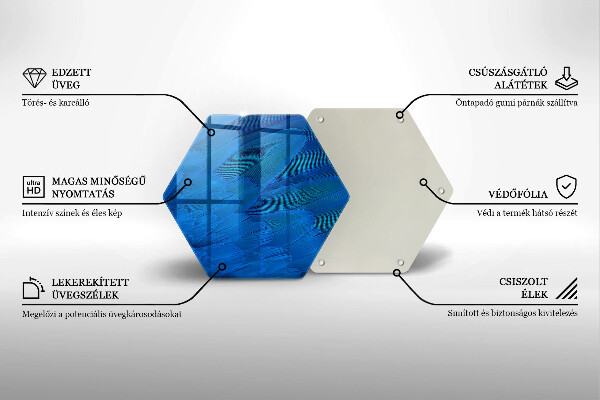 Tagliere in vetro Piume di uccelli