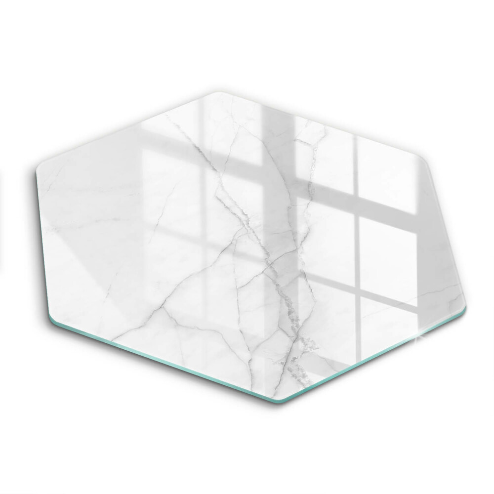 Tagliere in vetro Sfondo di pietra di marmo