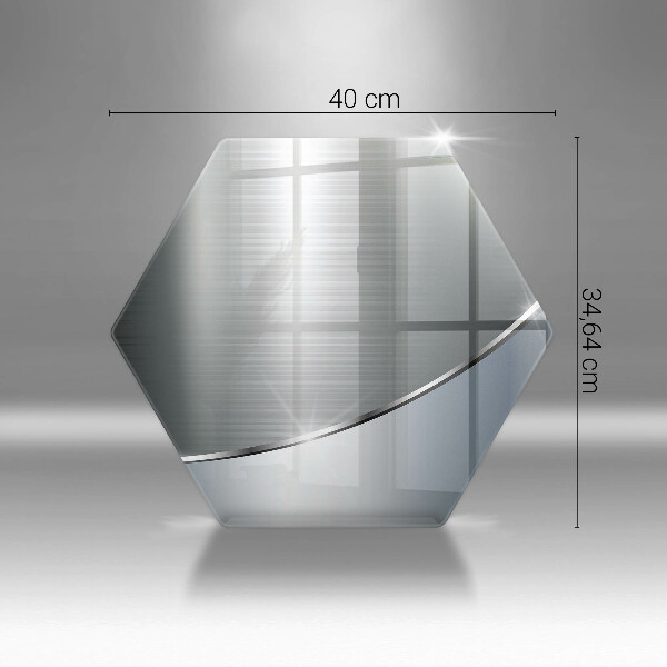 Tagliere in vetro Modello di astrazione in metallo