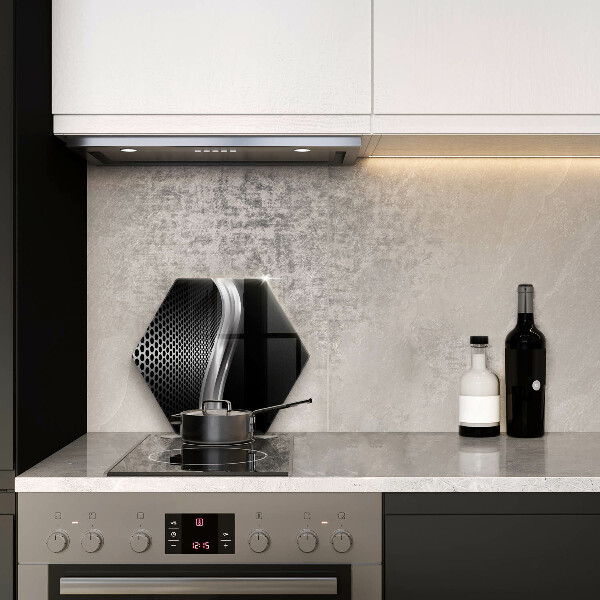 Tagliere in vetro Struttura in metallo