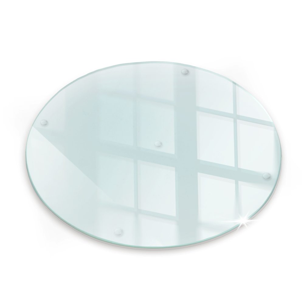 Tagliere in vetro temperato trasparente 30 cm