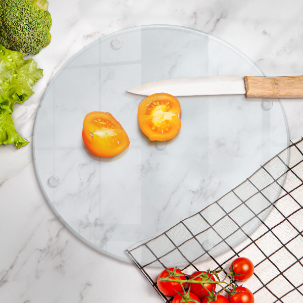 Tagliere in vetro temperato trasparente 30 cm