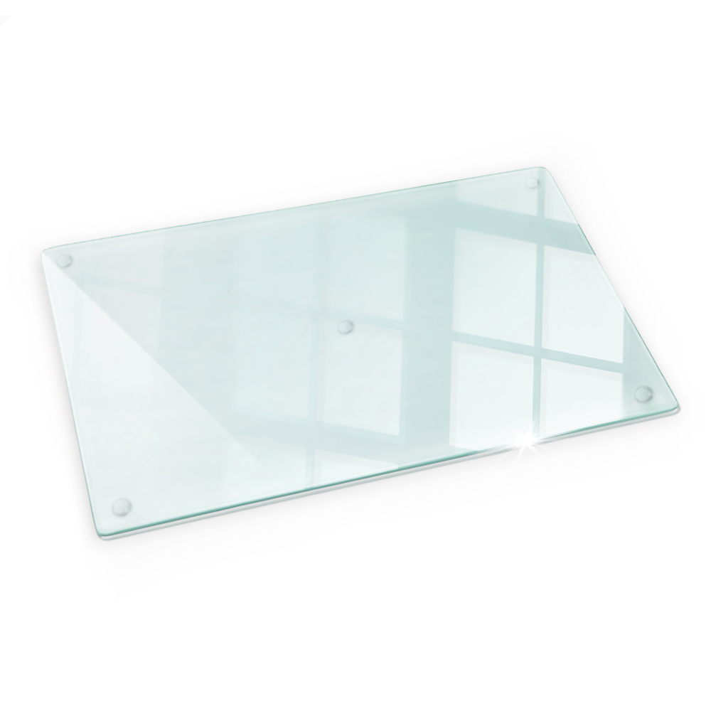 Tagliere in vetro trasparente 52x30 cm