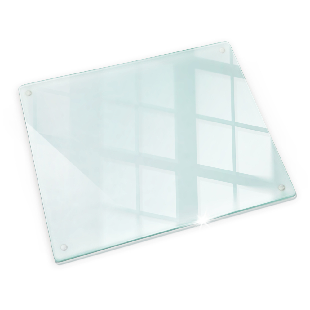Tagliere in vetro trasparente 60x52 cm