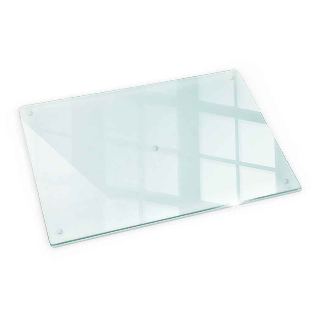 Tagliere in vetro trasparente 80x52 cm