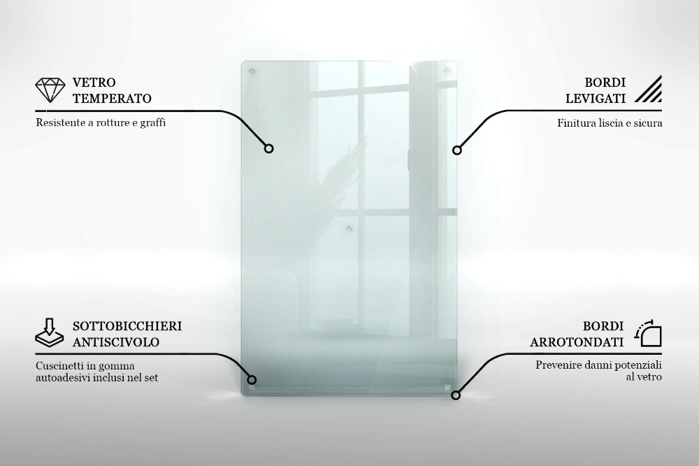 Tagliere Vetro Temperato Trasparente - Foto 11
