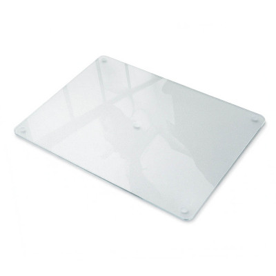 Tagliere rettangolare in vetro temperato 80 x 52 cm