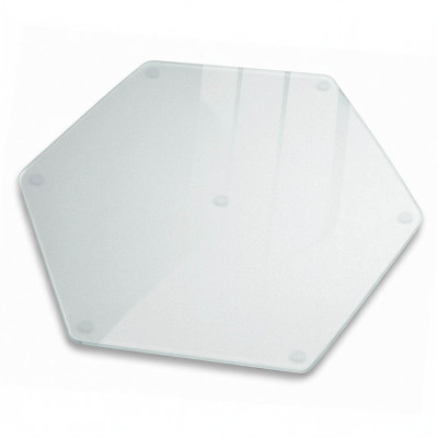 Tagliere esagonale in vetro da 40 cm